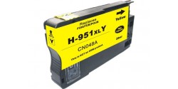 Cartouche à jet d'encre HP 951XL (CN048AN) haute capacité, compatible, jaune